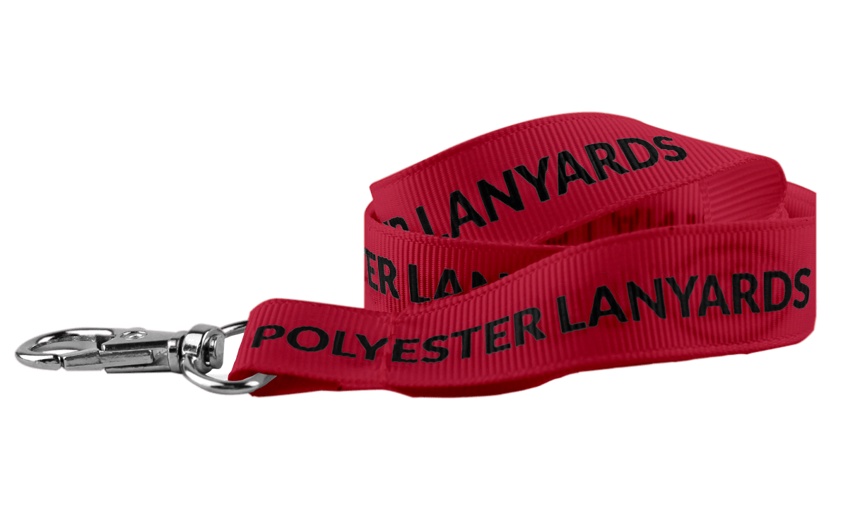 Lanyards económicos para eventos personalizados 20mm - Impressão a uma cor