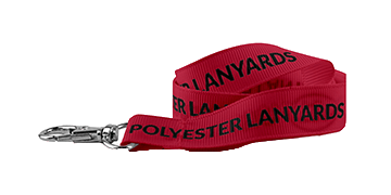 Lanyards económicos para eventos personalizados 20mm - Impressão a uma cor
