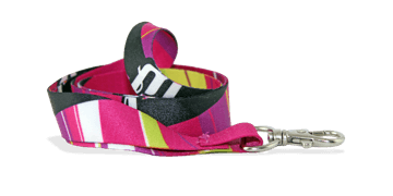 Lanyards de cetim personalizados 20mm - Impressão a cores (Full-Colour)