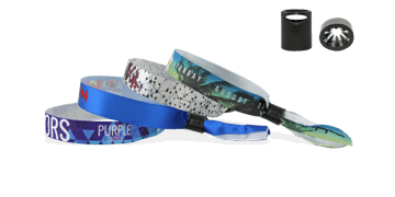 Pulseiras de cetim macio com fecho deslizante em plástico, Sydney