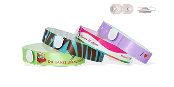 Pulseiras de cetim com fecho de mola em vinil, St Tropez